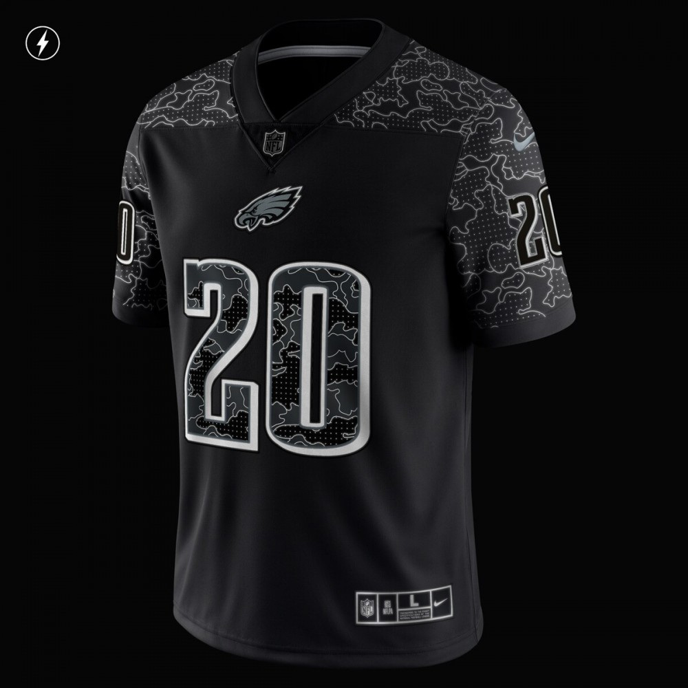 Brian Dawkins Philadelphia Eagles Nike Retired Player RFLCTV Limited Jersey - Black-GridironStore